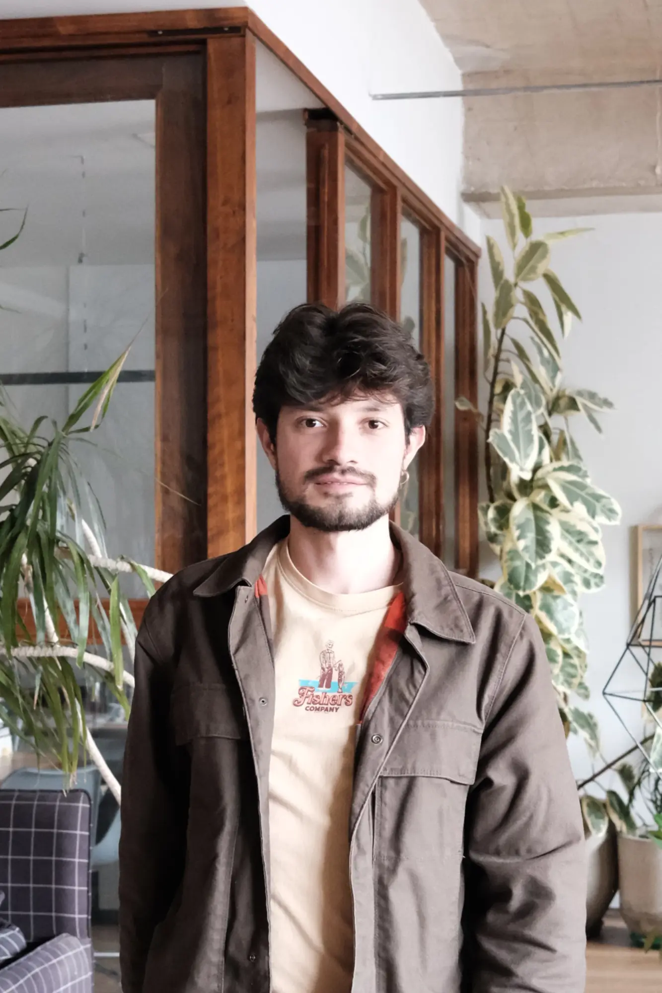 Retrato de Juan José Vargas, Creative Leadership, en el estudio de CrearQ
